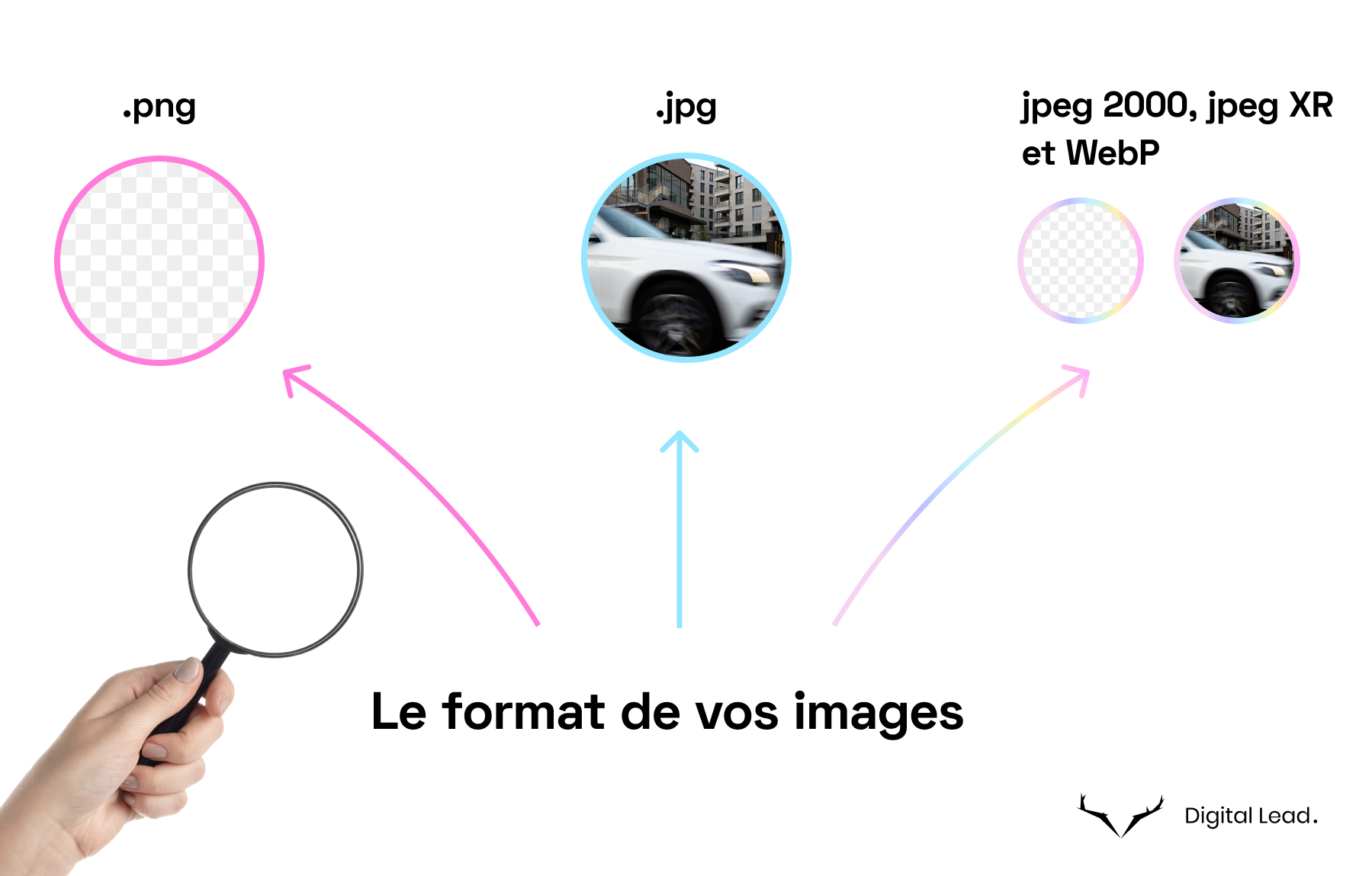 Infographie format images SEO Digital Lead